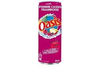 Oasis pomme cassis framboise